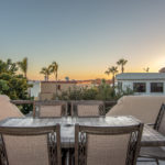 Back deck dining area